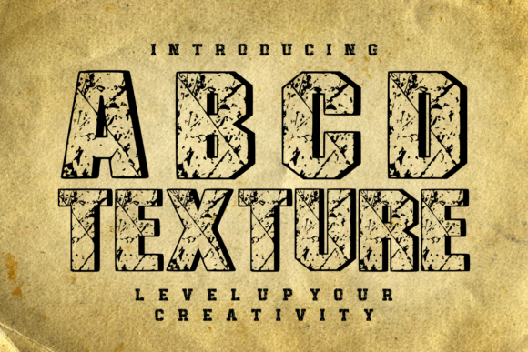 Abcd Texture: The Bold Gritty Grunge Display Font for Real Brands
