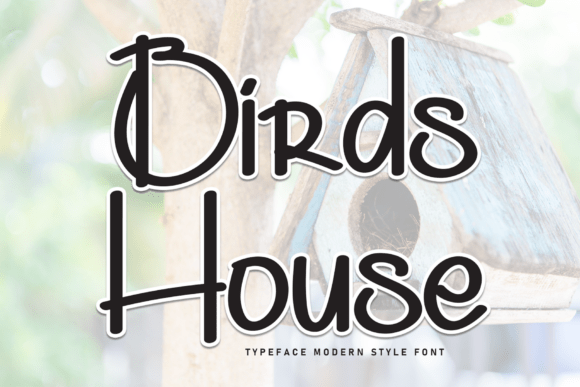Birds House: The Handwritten Display Font That Transforms Small Business Branding