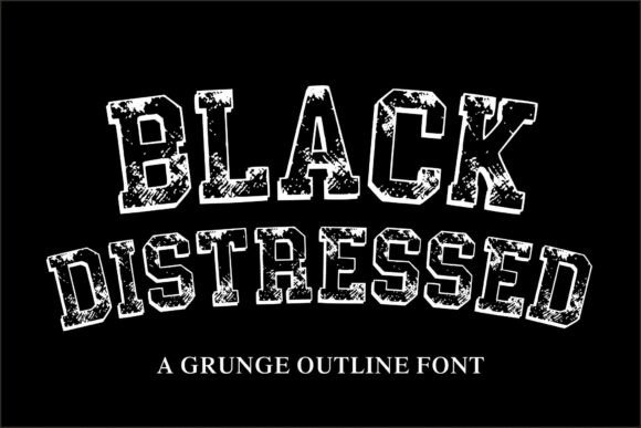 Black Distressed: The Bold Typeface for Authentic Handmade Brands