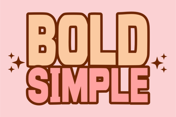 Bold Simple: The Retro Chunky Typeface for Standout Branding