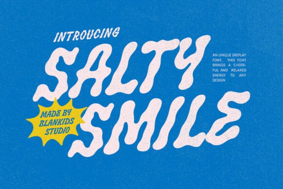 Bringing Sunny Vibes to Your Layout with the Salty Smile Typeface