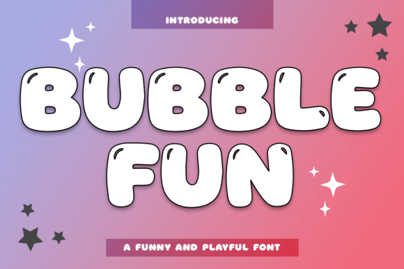 Bubble Fun: The Playful Display Font That Brings Energy to Branding
