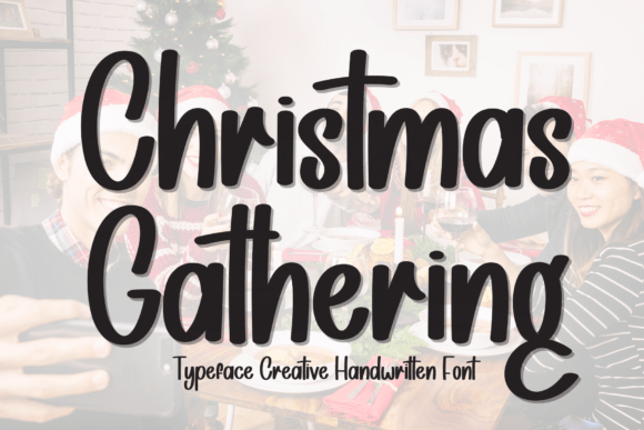 Christmas Gathering: The Premium Display Font for Festive Web Design