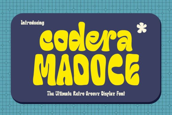 Codera Madoce: A Vintage Display Font for Editorial Design