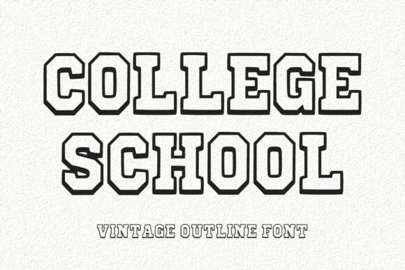 College School: The Vintage Display Typeface That Transforms Small Business Branding