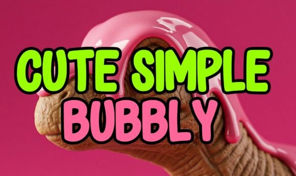 Cute Simple Bubbly: The Perfect Typeface for Your Brand Identity