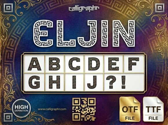 Eljin: A Premium Display Typeface for Bold Web Design