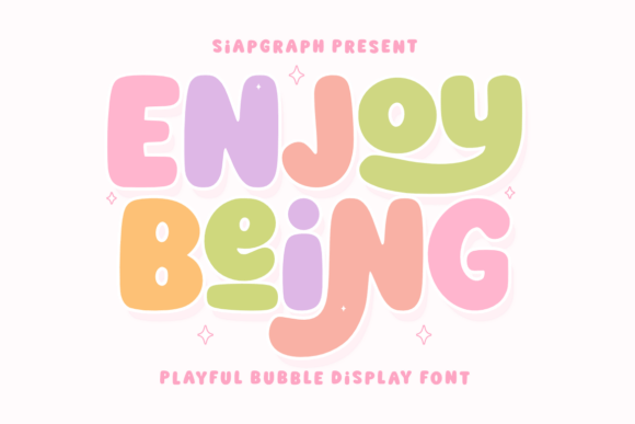 Enjoy Being: The Playful Display Font for Authentic Brand Identity