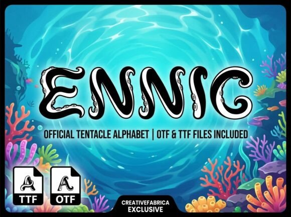 Ennic: A Premium Display Font for Bold Brand Identity