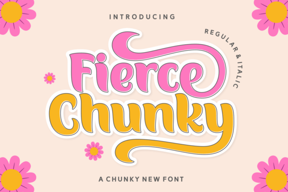 Fierce Chunky: The Playful Display Typeface for Vibrant Editorial Design