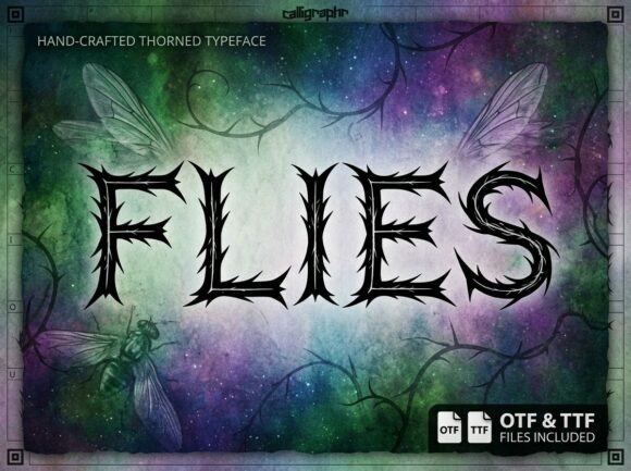 Flies Typeface Review: A Sharp Display Font for Bold Web Design