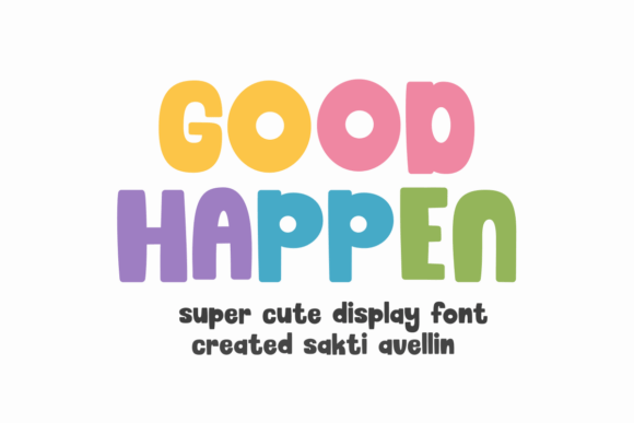 Good Happen: The Positive Display Font for Small Business Branding
