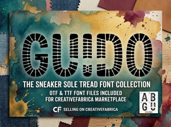 Guido: The Bold Display Font for Handmade Product Labels