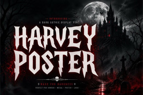 Harvey Poster: The Bold Display Typeface for High-Impact Web Design