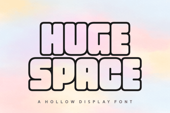Huge Space: A Bold Display Typeface for Impactful Branding