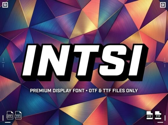 Intsi: The Sporty Display Typeface for Bold Web Design