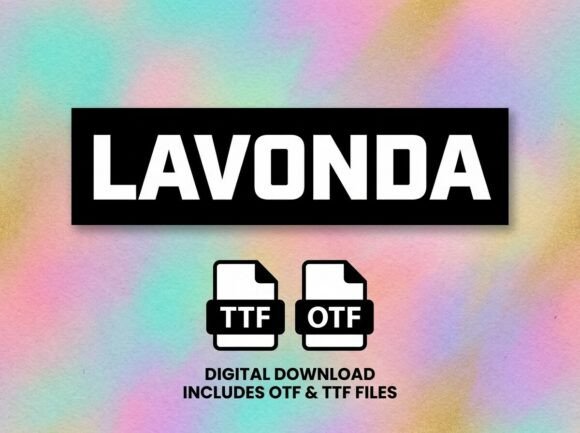 Lavonda Typeface Review: A Bold Display Font for Standout Branding