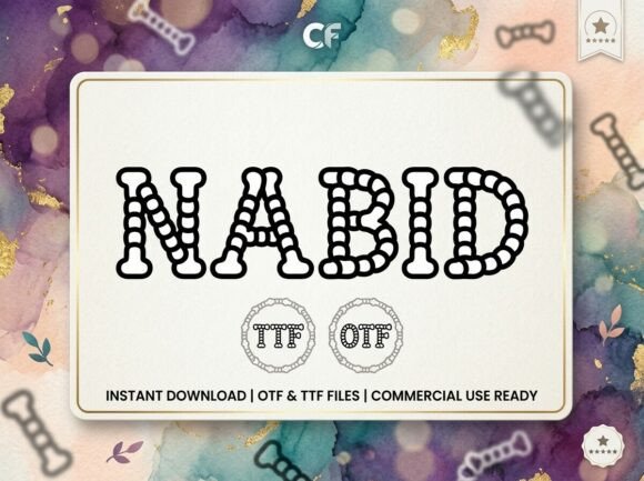 Nabid: The Prehistoric Display Font for Bold Campaigns