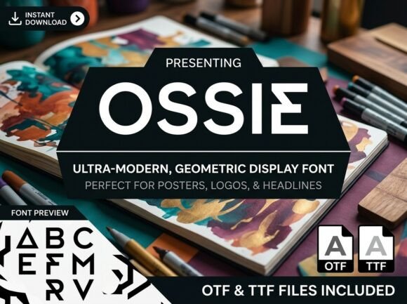 Ossie: A Designer's Verdict on This Bold Display Typeface