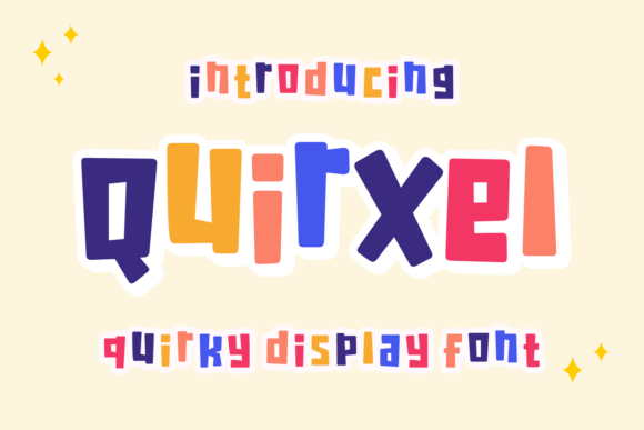 Quirxel: The Bold Display Font for Handmade Product Branding