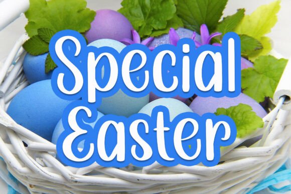 Special Easter: The Bouncy Display Typeface for Seasonal Campaigns