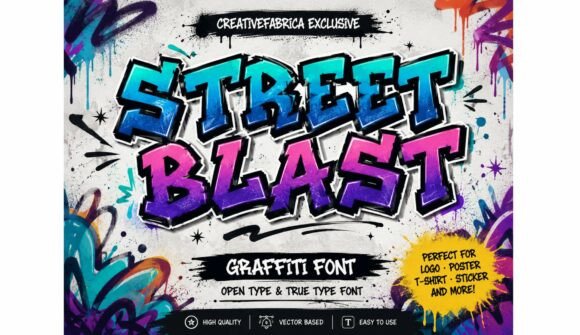 Street Blast: The Bold Display Typeface for Modern Web Design