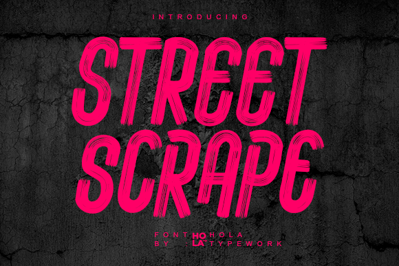 Street Scrape: The Bold Font for Authentic Small Business Branding