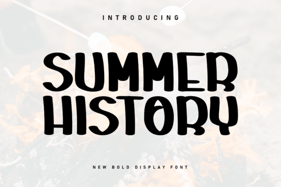 Summer History: A Handwritten Display Font for Modern Web Design