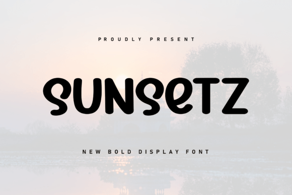 Sunsetz: The Handwritten Display Font That Brings Cozy Craft Designs to Life