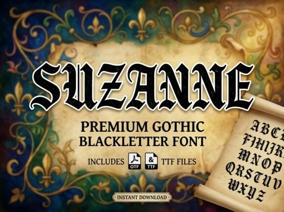 Suzanne: The Display Font That Elevates Small Business Branding