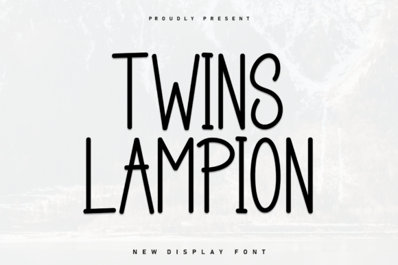 Twins Lampion: A Handwritten Display Font for Editorial Design